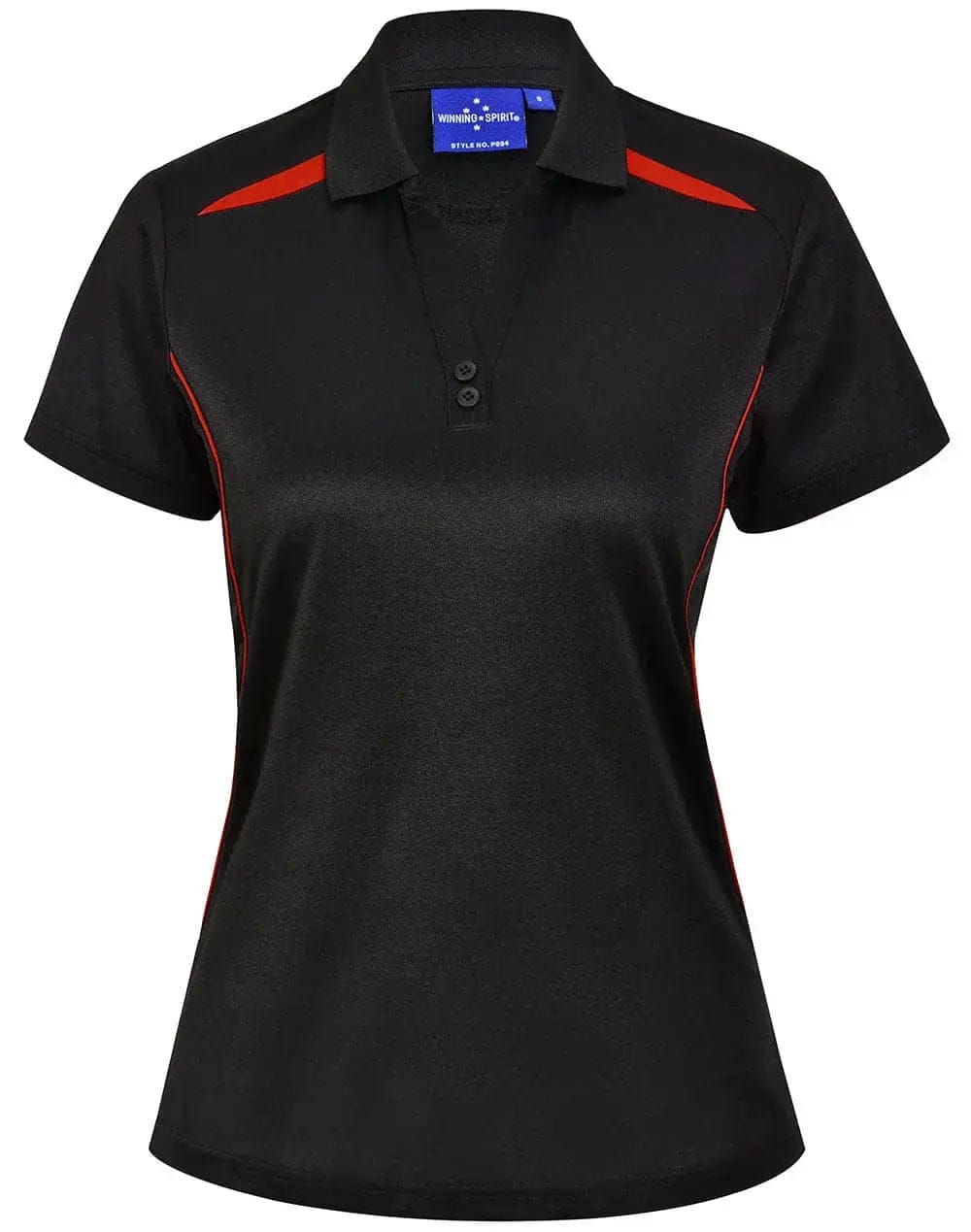 Winning Spirit Women's Sustainable Poly-Cotton Contrast Polo PS94
